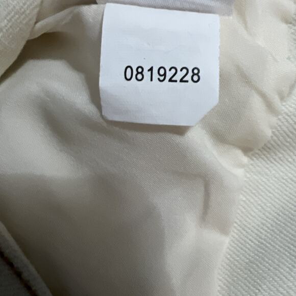 Anthropologie Belle Vere Cream Denim Vest Size S Ivory Boho Country Fitted - Picture 8 of 10